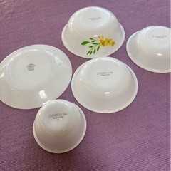 コレールのお皿　5枚セットの画像