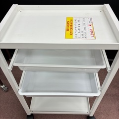 ⭐️爆安⭐️キャスター付きワゴン　ホワイトの画像