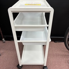 ⭐️爆安⭐️キャスター付きワゴン　ホワイトの画像