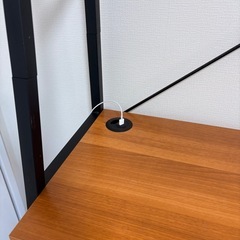 ウォールデスク 机 幅85cm ネイツ スチール脚 引き出し 収納 上棚付き 作業机 PCデスク 棚 ラック シェルフ デスクワーク 在宅勤務 リモートワークの画像