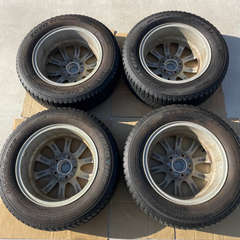 格安！ブリヂストン！2020年溝ありタイヤ！15インチ アルミホイール付きの画像