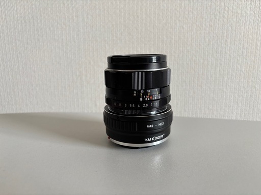 Super Takumar 55mm F1.8 & Eマウント変換アダプター