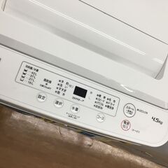 全自動洗濯機　ヤマダ電機　YWM-T45H1　4.5㎏　2022年製の画像