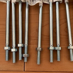 ボルトナット　六角ナット　丸座金　ばね座金　未使用保管品   ユニクロ　DIYの画像