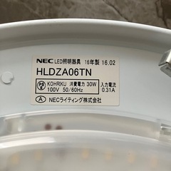 NEC　シーリングライトの画像