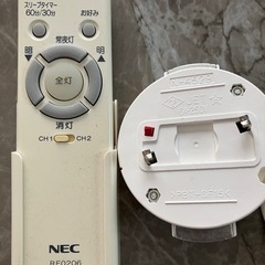 NEC　シーリングライトの画像