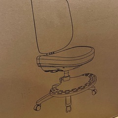 【新品】学習椅子 小学生 高校生 勉強椅子 学習机 オフィス 事務 イス　の画像