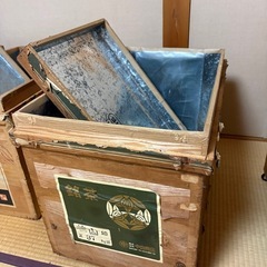 【茶箱】50年前のものです。収納用品にの画像