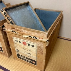 【茶箱】50年前のものです。収納用品にの画像