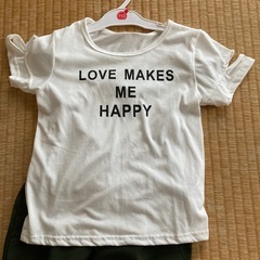 Tシャツ付きサロペットの画像