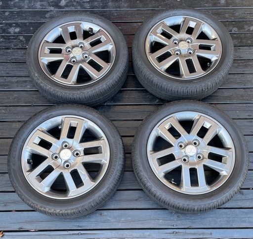 ほぼ新品！三菱デリカミニ純正タイヤ＆アルミホイール4本セット