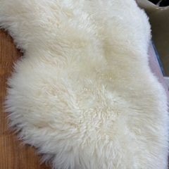 ムートンラグ　高級ムートンラグ　ふかふか　約110×80の画像