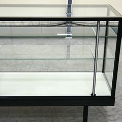 ≪zyt2580ジ≫ ガラスケース 対面カウンターショーケース 幅181cm 高さ92cm ガラス棚2段 W1810 W1800 飾り棚 業務用 中古什器/宮城県仙台市 071113-09の画像