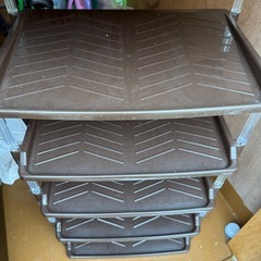 シューズラック ダブル 7段の画像