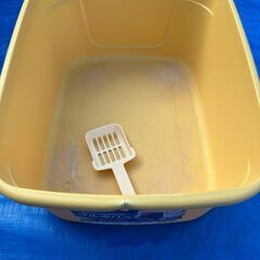 🐾猫用トイレ フルカバー付き（スコップ付き）の画像