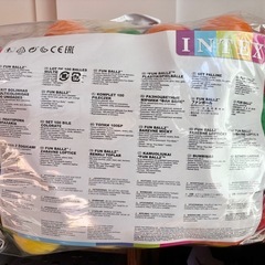 190個 インテックス カラーボールの画像