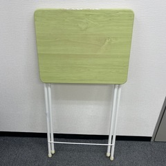 【取りに来てくださる方のみ】YAMAZEN 折りたたみ ミニテーブルハイ 500×480×900【組み立て不要】の画像