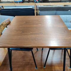 【愛品倶楽部柏店】NITORI ニトリ ダイニング3点セット DTウォルブ DCステイン キズ多数の画像