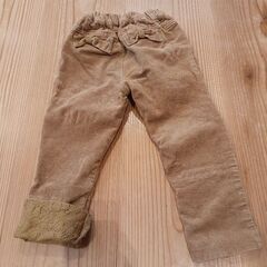 ラポシェビスキュイ　厚手ズボン　80cm～　抹茶黄土色の画像
