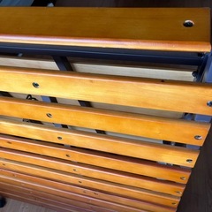 ほぼ未使用品！！スノコベッド折り畳みベッドの画像