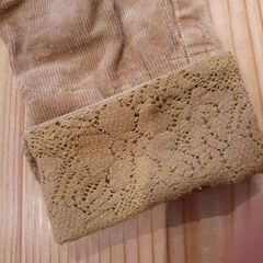 ラポシェビスキュイ　厚手ズボン　80cm～　抹茶黄土色の画像