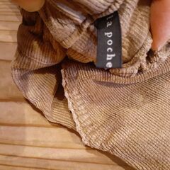 ラポシェビスキュイ　厚手ズボン　80cm～　抹茶黄土色の画像