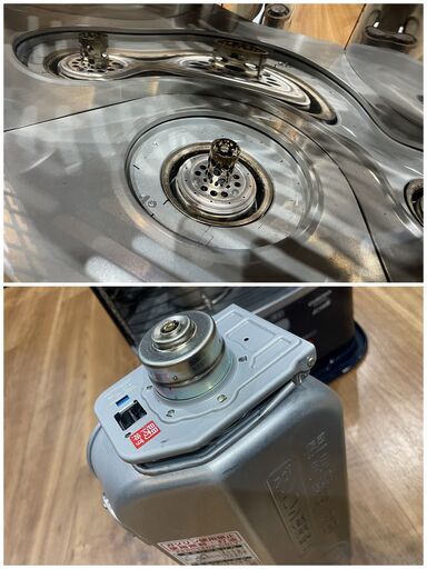 コロナ 石油ストーブ 自然通気形解放式 RX-2220Y 幅40×奥行30×高さ48cm 油タンク容量3.7L 暖房出力 2.24kW 2021年製 動作確認済