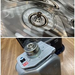 コロナ 石油ストーブ 自然通気形解放式 RX-2220Y 幅40×奥行30×高さ48cm 油タンク容量3.7L 暖房出力 2.24kW 2021年製 動作確認済の画像