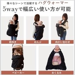 抱っこ紐の防寒ケープの画像