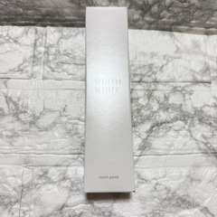 【新品未使用】WHITH WHITE 歯磨き粉 ホワイトニング 黄ばみ 口臭ケア 虫歯予防の画像