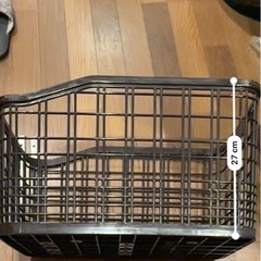 自転車リアかごカゴの画像