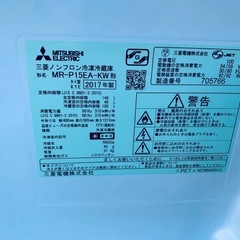 ✅三菱ノンフロン冷凍冷蔵庫✅ ✅MR-P15EA-KW✅の画像