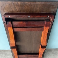 木製 折りたたみ 　座卓　ちゃぶ台 レトロ 座卓 ローテーブル 　センターテーブル　ヴィンテージ家具　アンティーク 古家具 の画像