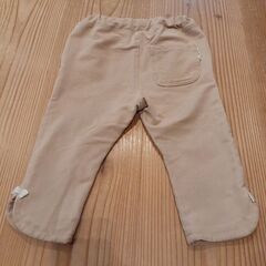 リリーアイボリー　7部丈ズボン　95cm　ベージュの画像