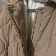 レディース キルティングコート　フリーサイズの画像