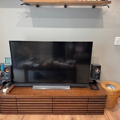 木製　テレビボードとコーナーセットの画像