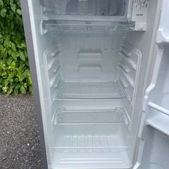 北九州市内配送無料　保証付き 2019年製　アクア冷蔵庫 ブラッシュシルバー AQR-8G-S [75L /1ドア /右開きタイプ]の画像