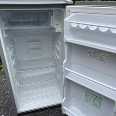 北九州市内配送無料　保証付き 2019年製　アクア冷蔵庫 ブラッシュシルバー AQR-8G-S [75L /1ドア /右開きタイプ]の画像