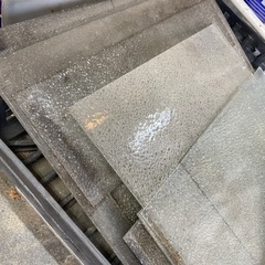 古いダイヤカットガラスの画像