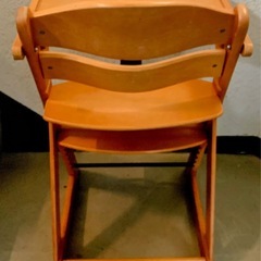 KATOJI  木製ベビーハイチェア テーブル付き の画像