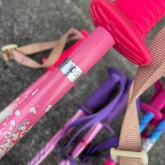 スキーのストック ３本の画像