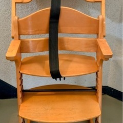KATOJI  木製ベビーハイチェア テーブル付き の画像