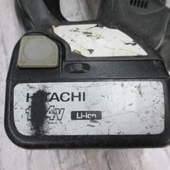日立 HITACHI 全ネジカッタ バッテリ14.4V一個 中古品 ※ボタン破損有 ※本体割れ有 【ハンズクラフト宜野湾店】の画像