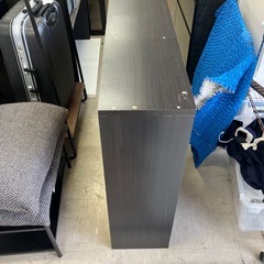 I 2511-408 ダークブラウン4段式本棚　キズ汚れ有りの画像