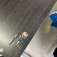 I 2511-408 ダークブラウン4段式本棚　キズ汚れ有りの画像