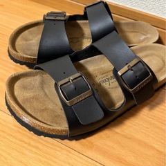 メンズサンダル　黒の画像
