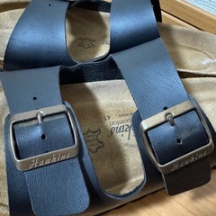 メンズサンダル　黒の画像