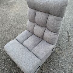  ニトリ　ハイバックポケットコイル座椅子　ロダトール グレー 大きさ約幅60cmの画像