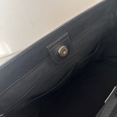 【お引取中】a4収納可能　トートバッグ　黒の画像