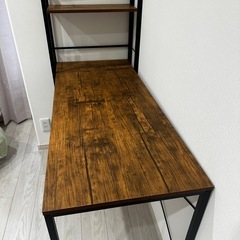 山善（YAMAZEN）デスク ラック付 きデスクの画像